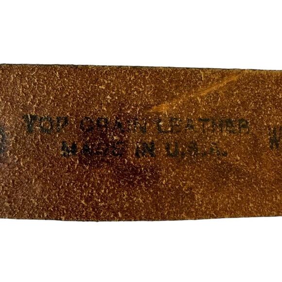 Chambers Southwestern/Aztec Style Leather Belt - Picture 7 of 8